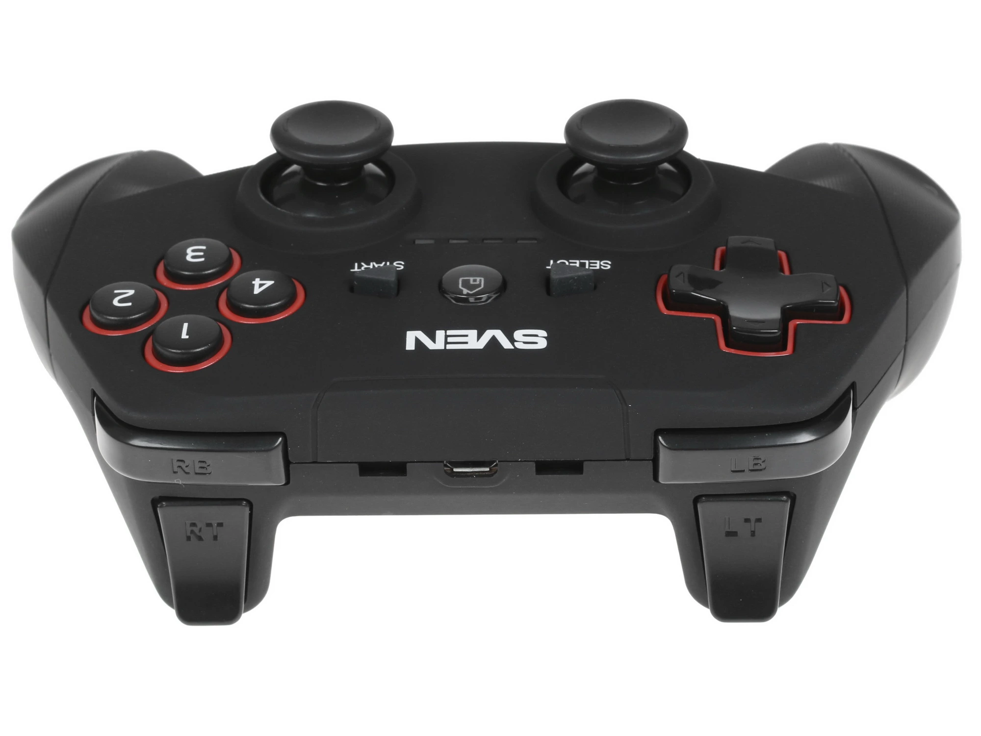 Геймпад беспроводной Sven GC-2040 (SV-015985***); PS3, PC, Android; обратная связь; 11 кнопок; 2; USB; чёрный