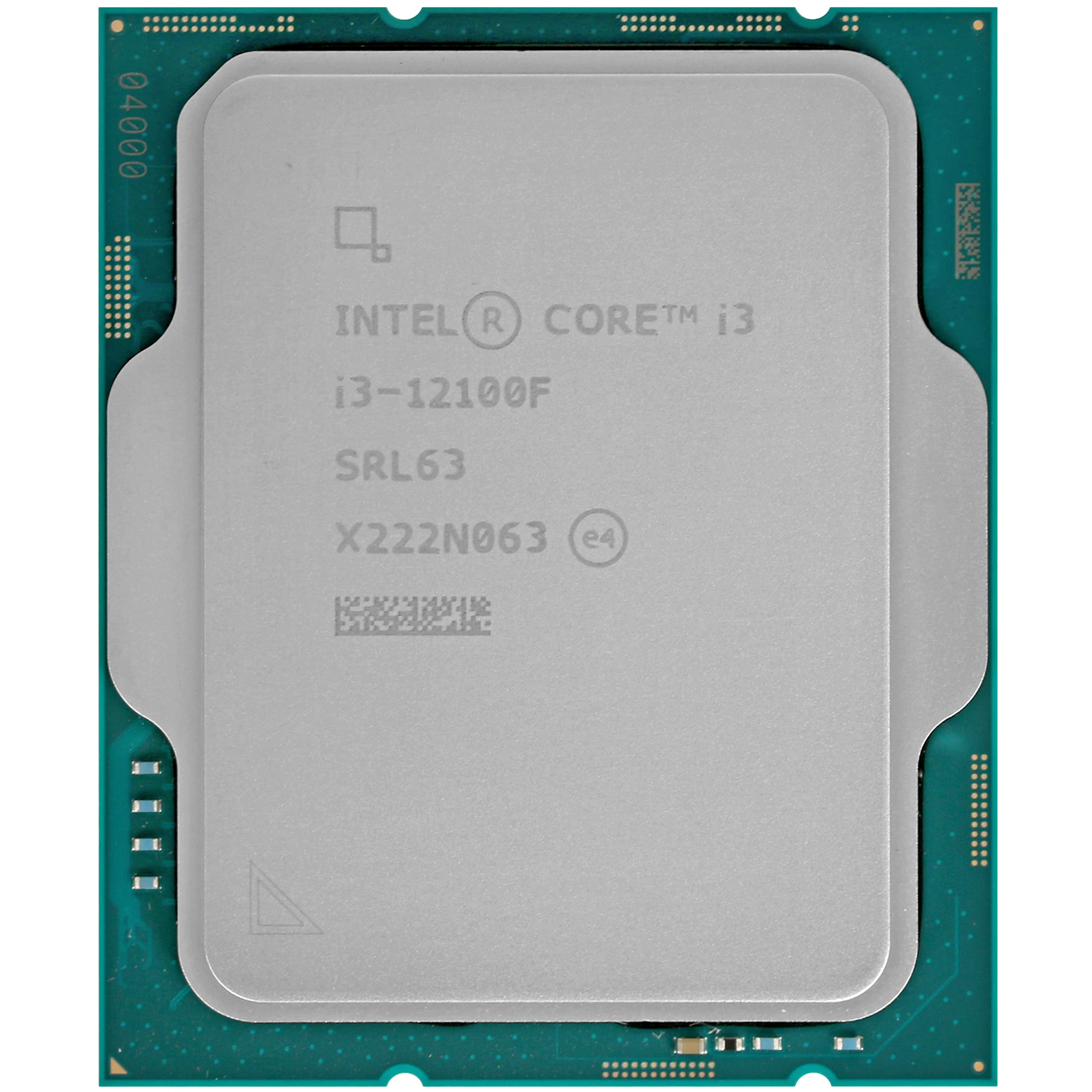 Процессор Intel Core i3-12100F (CM8071504651013***); LGA1700; 3,3-4,3 ГГц; 5 МБ L2 Cache; 12 МБ L3 Cache; Alder Lake; 10 нм; TRAY