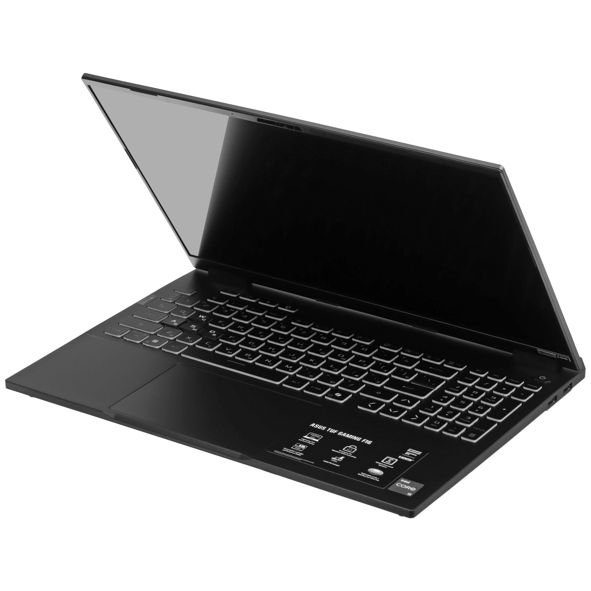Ноутбук 16" Asus TUF F16 FX6080J-RV140 ; 2560x1600 IPS 165 Гц; Intel Core i5-14450HX; 16 Гб/1 Тб; NVIDIA GeForce RTX 5070 -; 8Гб; NO OS; 72 Вт*ч; 2,2