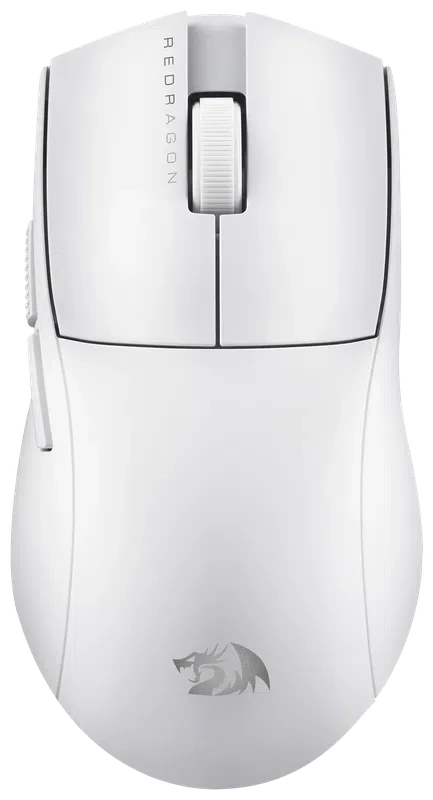 Мышь игровая Redragon K1NG 4K PRO White (72212); Bluetooth/2.4 Ггц; USB; оптический; 500-8000 dpi; 5 кнопок; колесо-кнопка; собственный аккумулятор; б