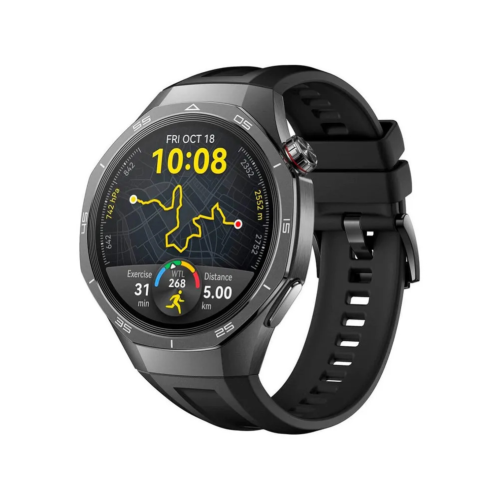 Умные часы Huawei Watch GT 5 Pro 46мм Black; 1,43"; Bluetooth 5.2, Wi-Fi, NFC ; акселерометр, гироскоп, черный