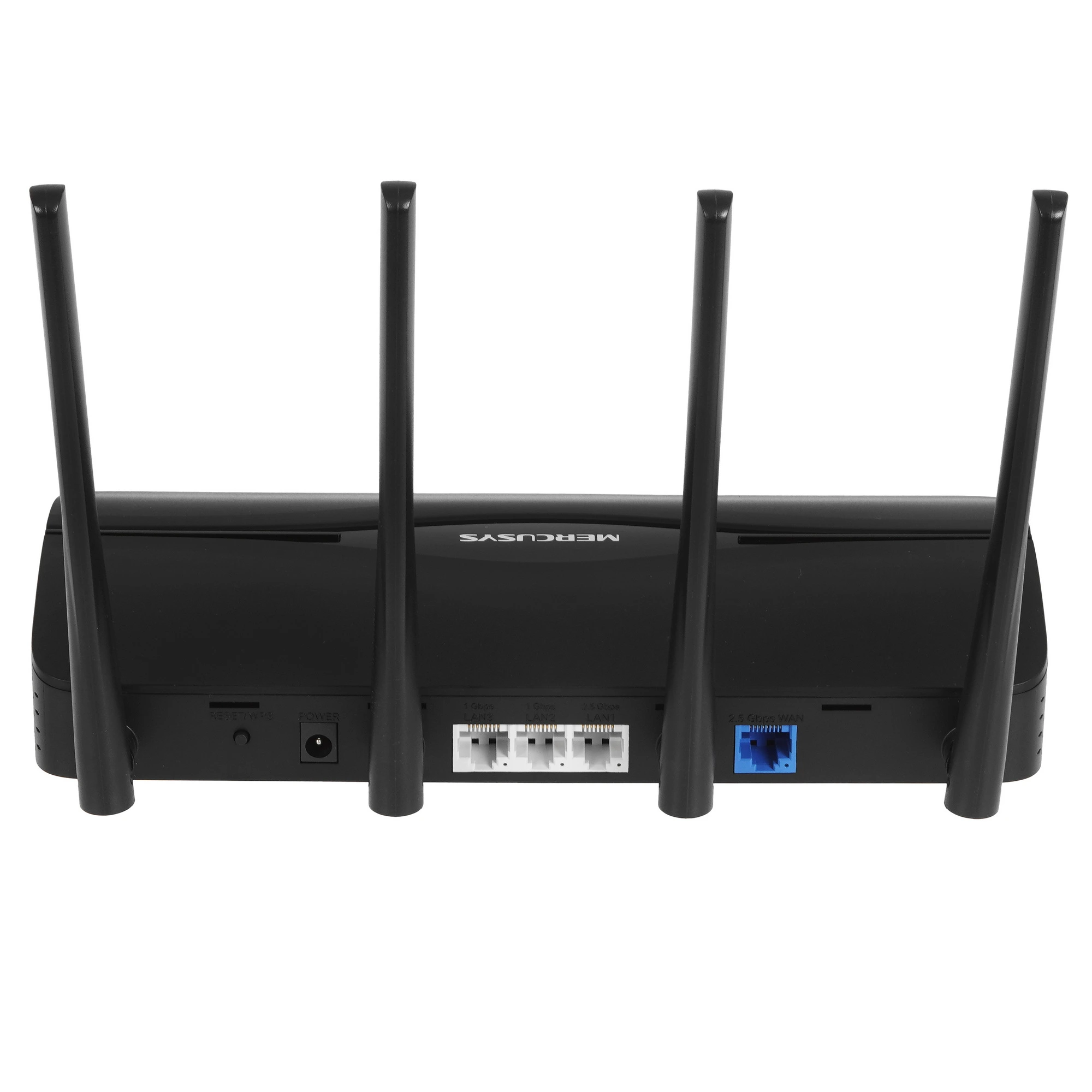 Роутер Mercusys MR27BE BE3600; 688 Мбит/сек + 2880 Мбит/сек; 1xLAN 2.5 Гбит/с + 2xLAN 1 Гбит/с; 1xWAN 2.5 Гбит/с; 4 ant
