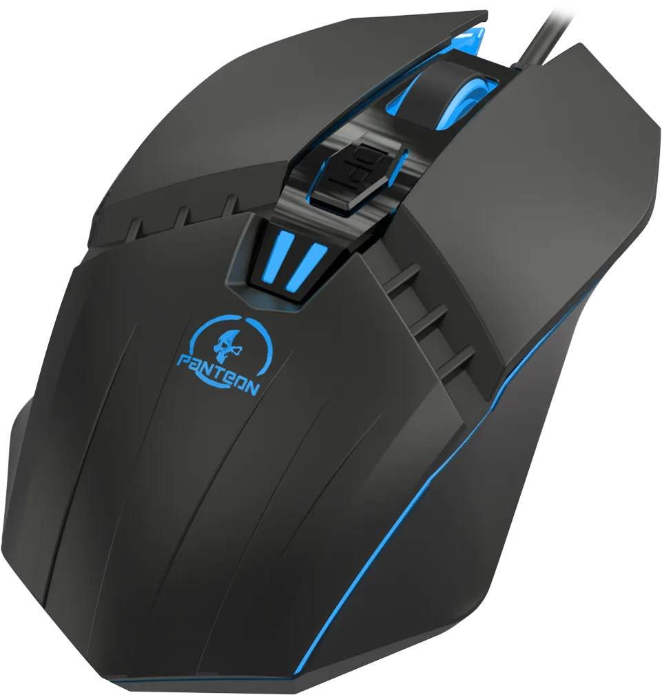 Мышь игровая Jet.A PANTEON LS76 Black (106)***; USB; оптический; 400-7200 dpi; 6 кнопок; колесо прок