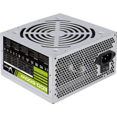Блок питания 500 Вт Formula ECO-500W (4711401661733), серый, ATX, 1x24 pin, 1x4 pin , 1x6 pin, 3xSATA, 2xMolex, 120 мм