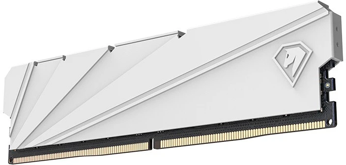 Модуль памяти DDR4 16 ГБ Netac SHADOW S 16GB White (NTSSD4P32SP-16W***); 25600 MБ/с; 3200 МГц; радиаторы; RET