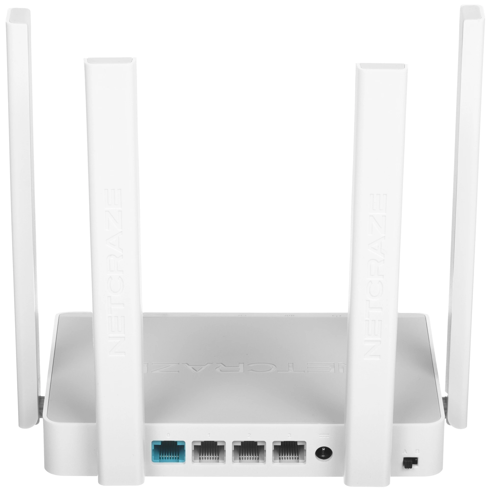 Роутер NETCRAZE Speedster AС1200 (NC-3013); 300 Мбит/сек + 867 Мбит/сек; 3xLAN 1 Гбит/с; 1xWAN 1 Гбит/с; 4 ant