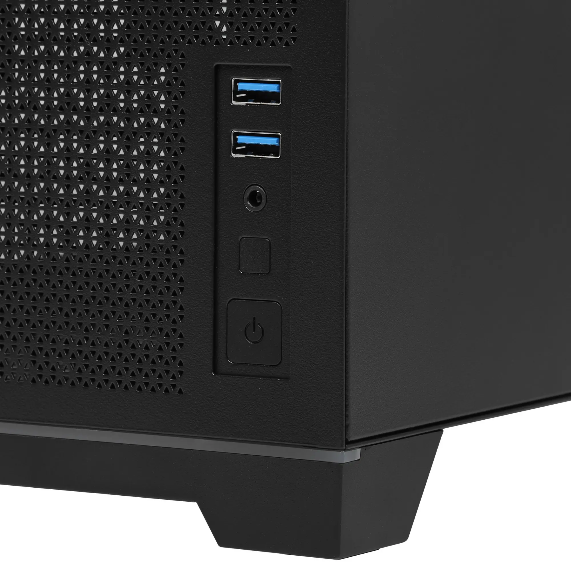 Корпус HSPD M211 Black (M211-TGBK); mATX; Mini-Tower; без БП; 2xUSB 3.X; Mic/Aud; чёрный