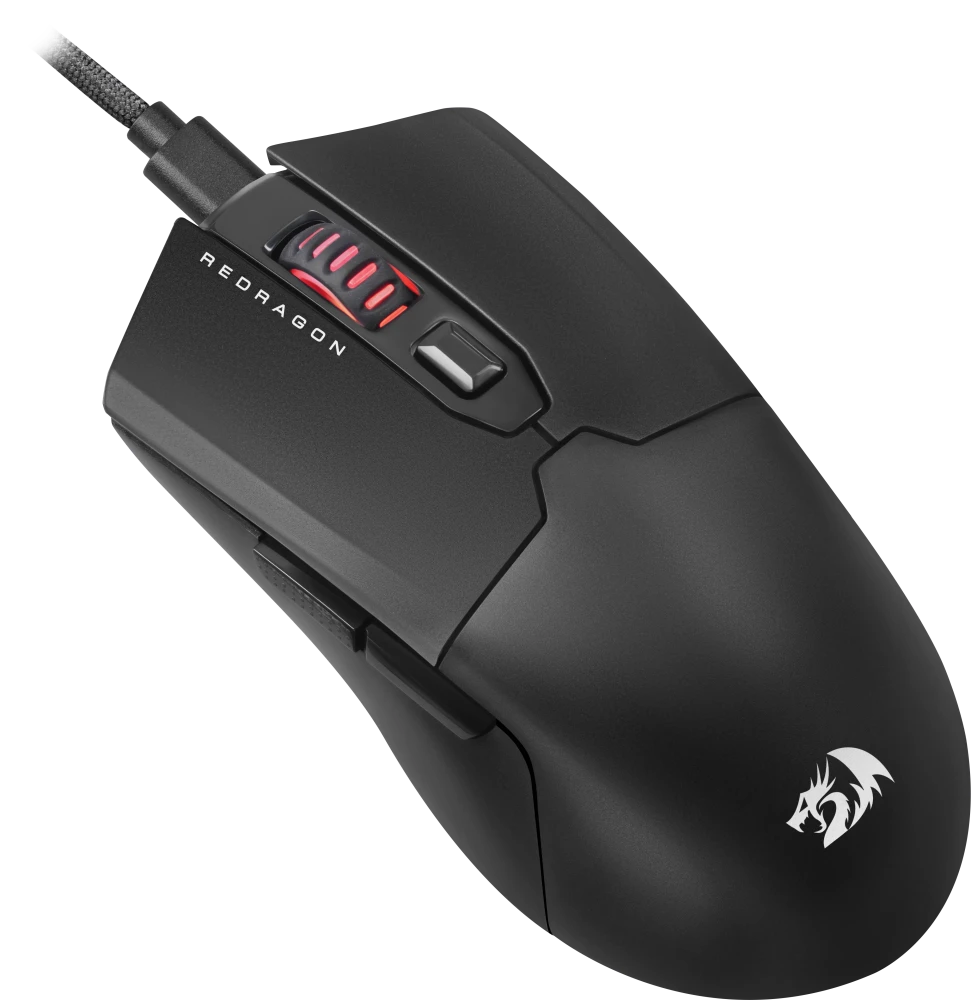 Мышь игровая Redragon Fyzu (72153); USB; оптический; 100 - 26000 dpi; 6 кнопок; колесо-кнопка; подсветка; черный