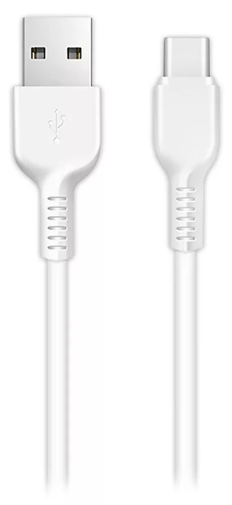 Кабель USB->Type-C Hoco X13 Easy charged; 2,4A; 1м; ПВХ; белый