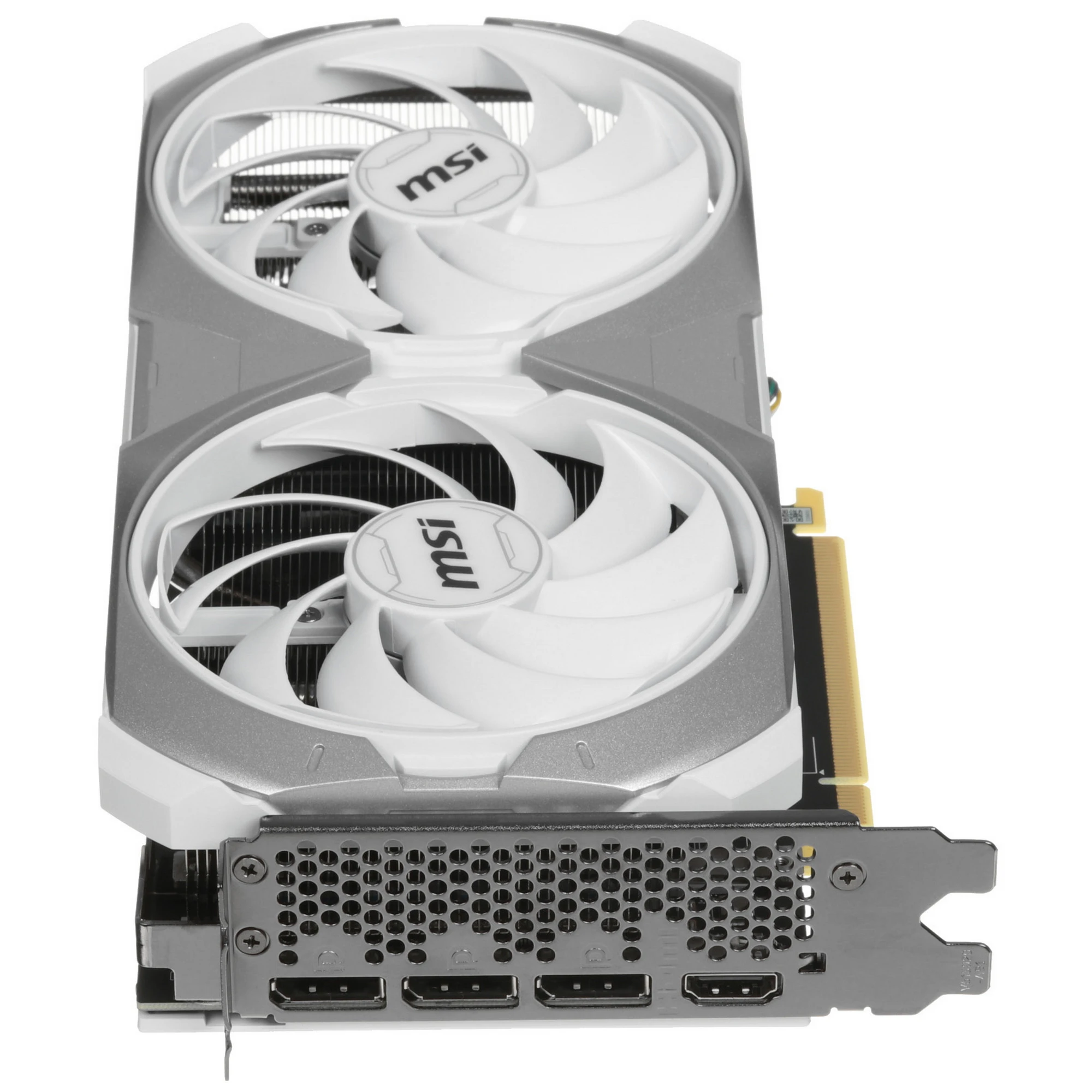 Видеокарта Nvidia GeForce RTX 4070 Ti SUPER 16 ГБ VENTUS 2X WHITE OC (RTX 4070 Ti SUPER VENTUS 2X WHITE OC); PCI-E; кулер; RET; 2340-2655 МГц; 21 ГГц;