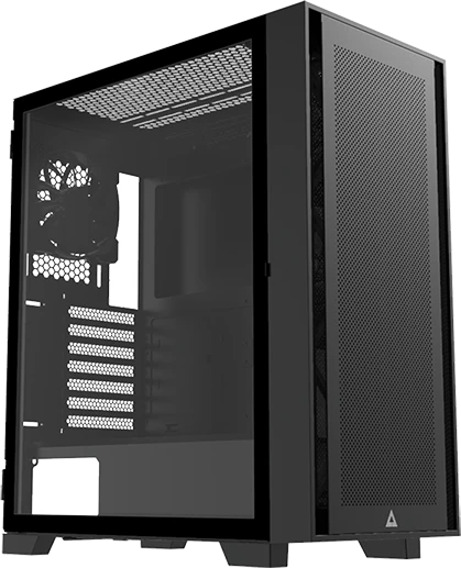 Корпус MONTECH AIR 1000 LITE Black***; ATX; Midi-Tower; без БП; сталь; 2x3.5" int.; 3 х 120 мм; 1 x USB 2.0/2 x USB 3.0/Mic/Audio; чёрный