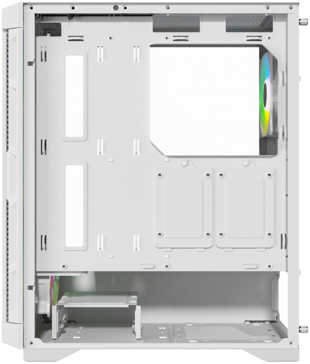 Корпус Powercase Ultimate White (CUW-A4***); ATX; Midi-Tower; без БП; сталь; 2x3.5" int.; 4 x 120 мм