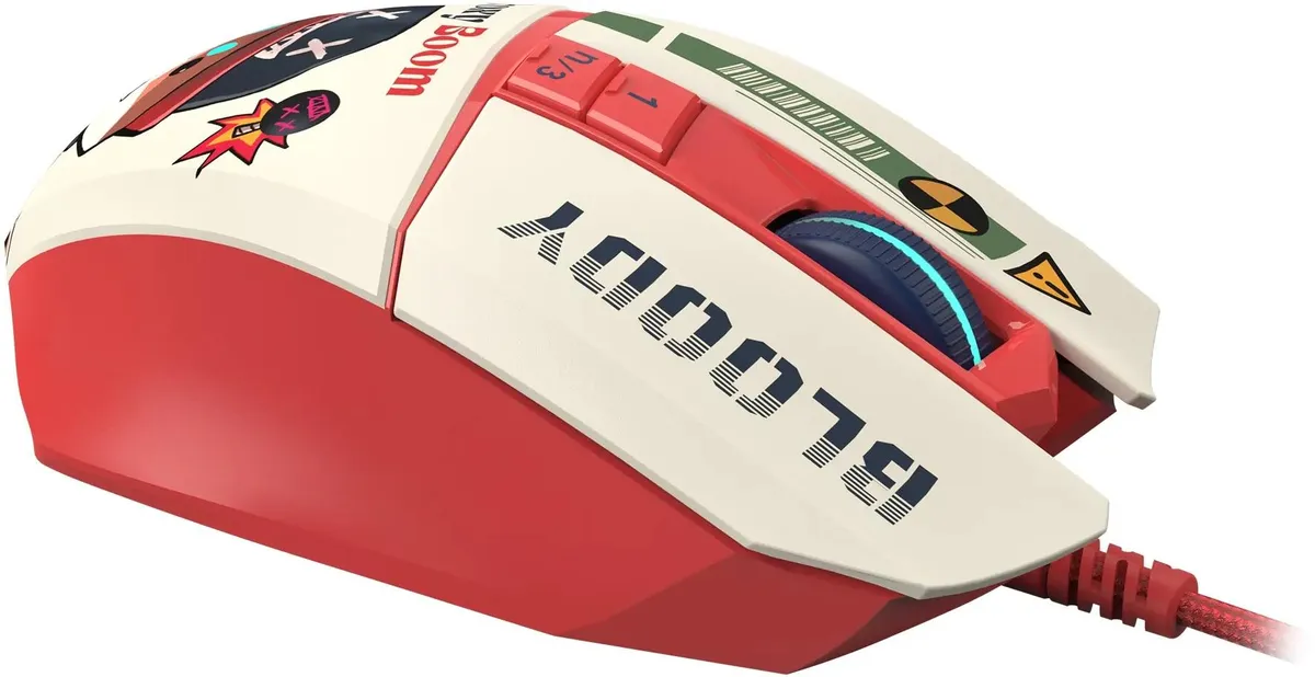 Мышь игровая A4Tech Bloody W63 Max PROXY BOOM (W63 MAX PROXY BOOM***); USB; оптический; 12000 dpi; 7