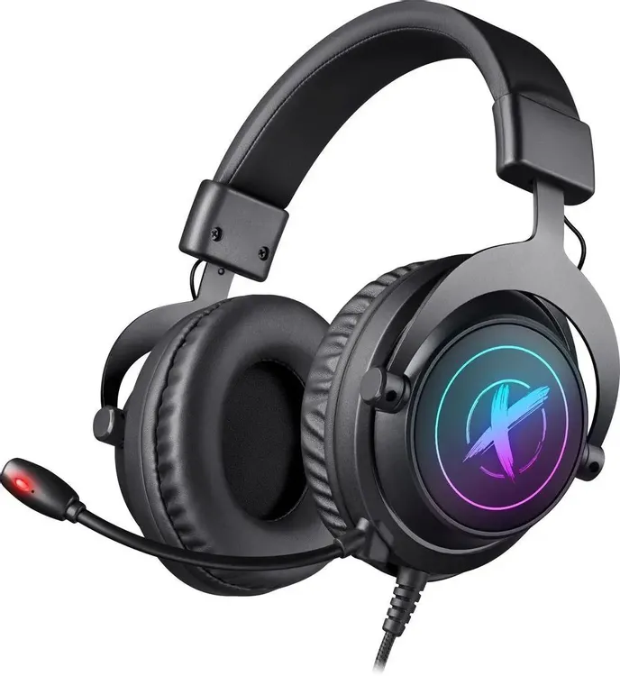 Гарнитура игровая Defender EPIC PRO (64420***); оголовье; 20 - 20 000 Гц; 16 Ом; 2 м; микрофон; регулятор громкости; USB; подсветка LED; виртуальный з