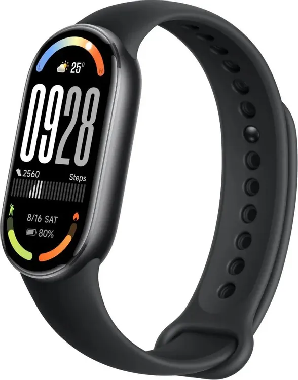 Фитнес-браслет Xiaomi Smart Band 10 Black; (BHR07PYGL); 1.72"; AMOLED; 520x212; BT5.4;, IP68; 233 мА/ч; черный