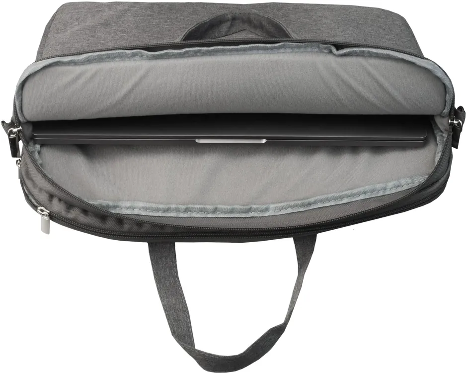 Сумка для ноутбука 15,6" Continent (CC-108 GY***); нейлон, полиэстер; серый