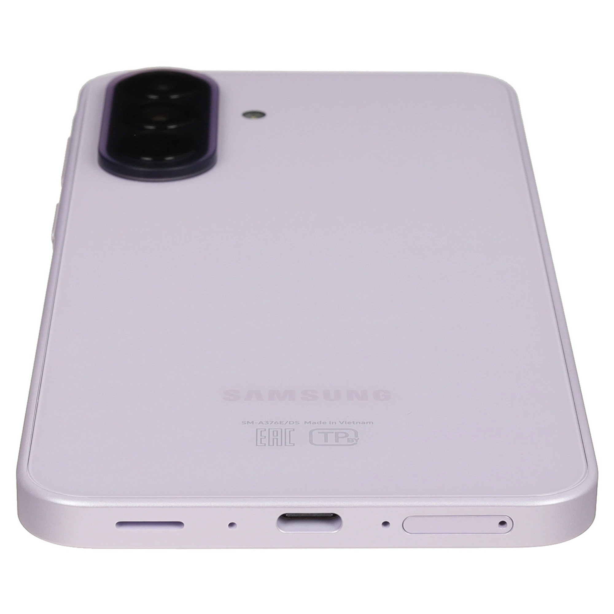 Смартфон 6.7" Samsung Galaxy A37 8 Гб/256 Гб лавандовый, Super AMOLED 120 Гц, 2340x1080, Exynos 1480 8 ядер 2.75 Ггц, 50+8+5 Мп/12Мп BT5.3, Android 16