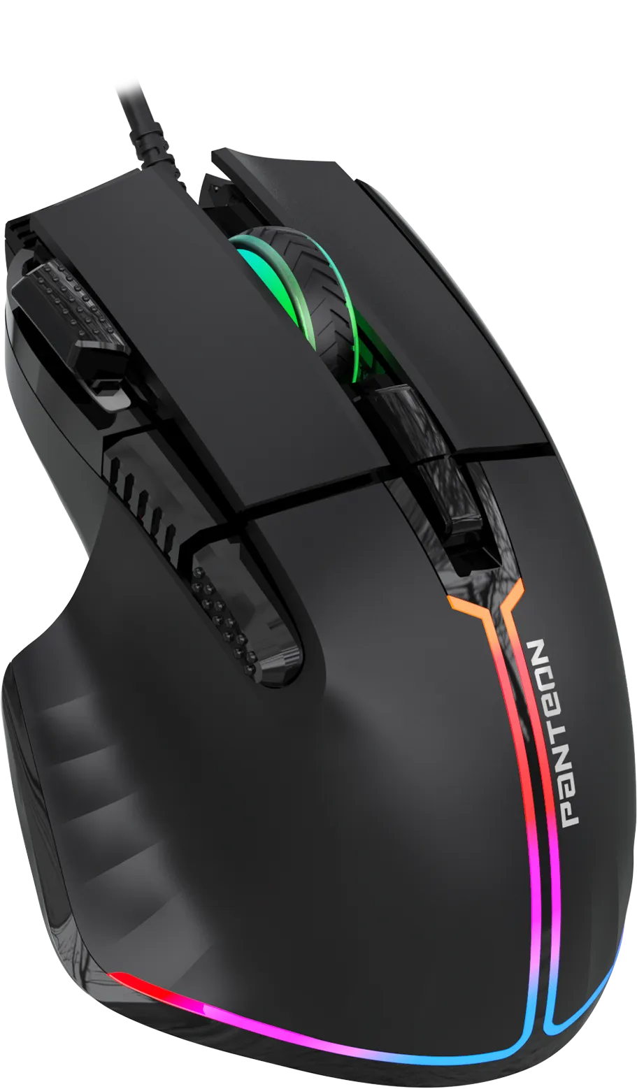 Мышь игровая Jet.A PANTEON MS89 Black (123)***; USB; оптический; 200 - 12800 dpi; 7 кнопок; колесо п