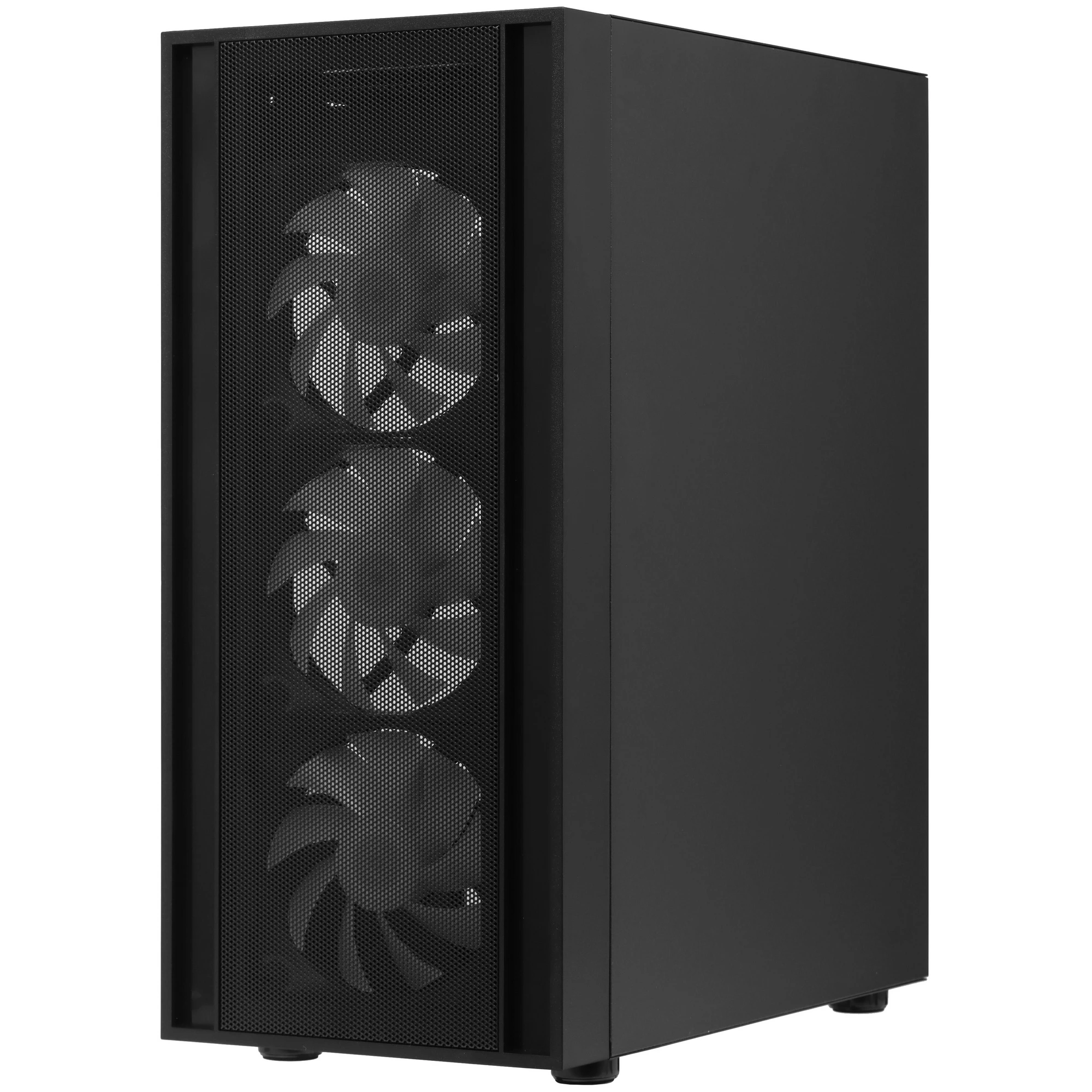 Корпус Cougar MX160 ARGB (MX160 ARGB Black), черный, ATX, Mid-Tower, ARGB, 4 x 120 мм, 1 x USB 2.0, 1 x USB 3.2 Gen 1, 1 x USB 3.2 Gen 2 Type-C