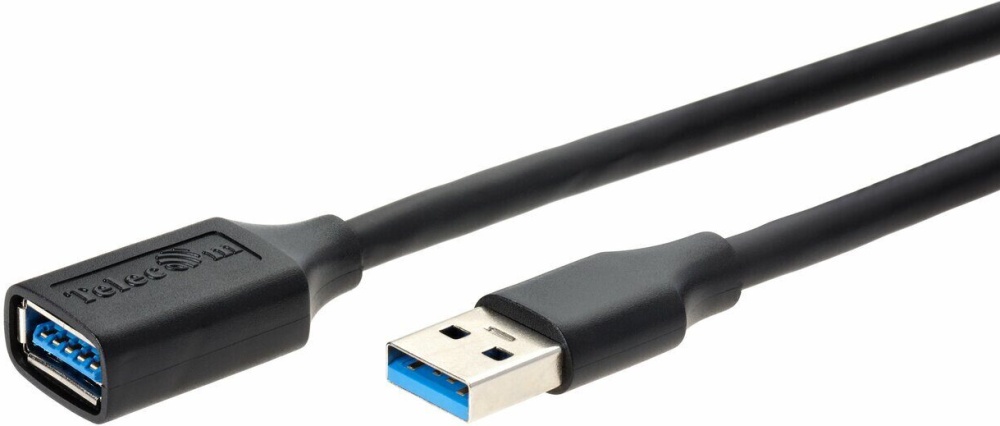 Кабель USB 3.0 AM/AF Telecom TUS708-1M***; 1,0 м; черный