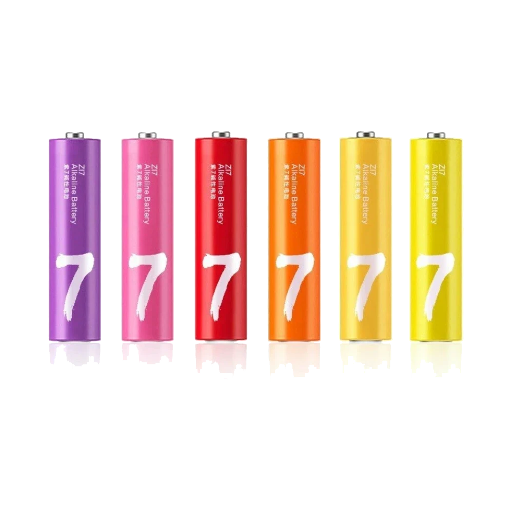 Батарейка ААA Xiaomi LR03 ZMI Rainbow (ZI7); алкалиновая; (упаковка 4 шт.) цена за штуку; блистер