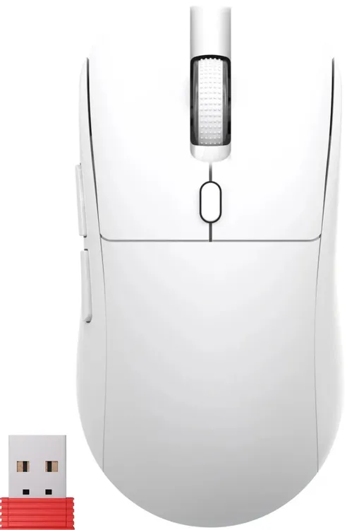 Мышь игровая Defender Stone GM-551 White (52554); USB + (BT/2.4 Ггц); оптический; 800 - 7200 dpi; 6 кнопок; колесо-кнопка; аккумулятор, 400 мА·ч; белы