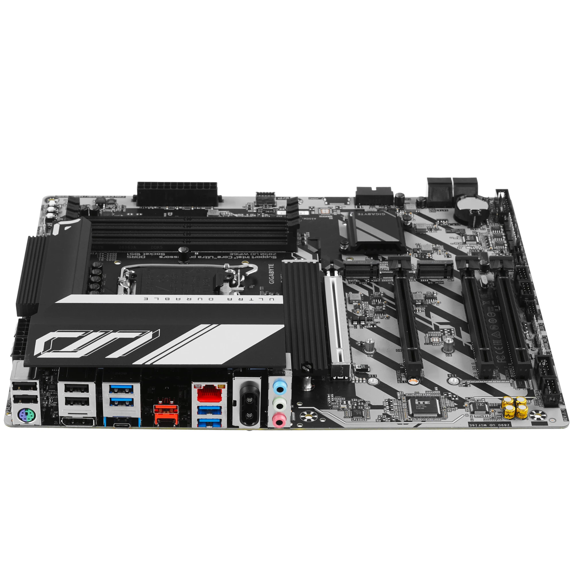 Материнская плата Gigabyte Z890 UD WIFI6E; Socket 1851; ATX; Intel B860; 4хDDR5(9200); 4xPCI-E x16; 1xDP; 4(SATA 6Gb/s); Audio 8 ch; 2,5 GbE+Wi-Fi 6E/