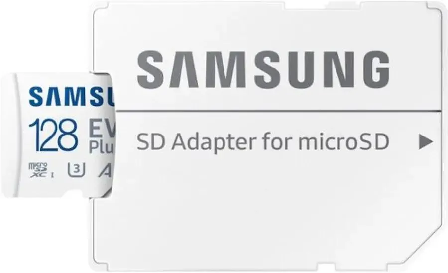 Карта памяти 128 ГБ Samsung EVO Plus 128 ГБ (MB-MC128SA***); micro SDXC UHS-I U3; Class 10; адаптер SD