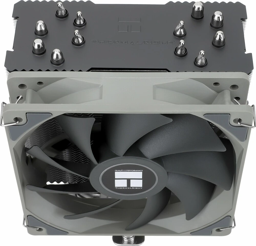 Кулер для процессора 120 мм Thermalright Burst Assassin 120 (BA120), 1x120 мм, 4 pin, 1550 об/мин, серый, 245 Вт, 25.6 дБ, 6 трубок, алюминий, медь