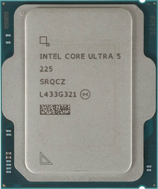 Процессор Intel Core Ultra 5 225 (AT8076806415), LGA1851, 2.7 ГГц-4.9 ГГц, L2 Cache 22 МБ, L3 Cache 20 МБ, Arrow Lake, Intel Graphics, TRAY