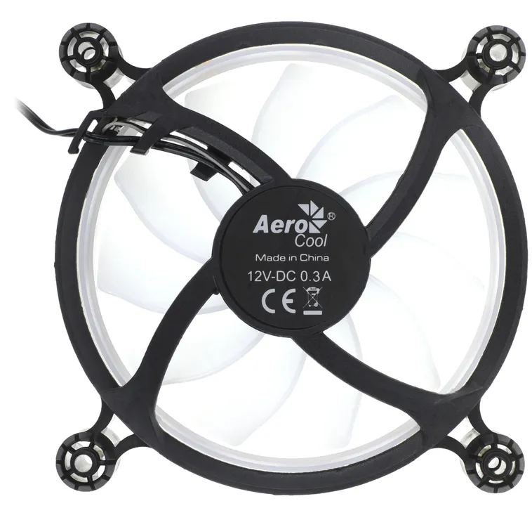 Вентилятор 120 мм AeroCool SPECTRO 12 FRGB***; 4-pin; 1000 об/мин; 19,6 дБ; пластик; подсветка