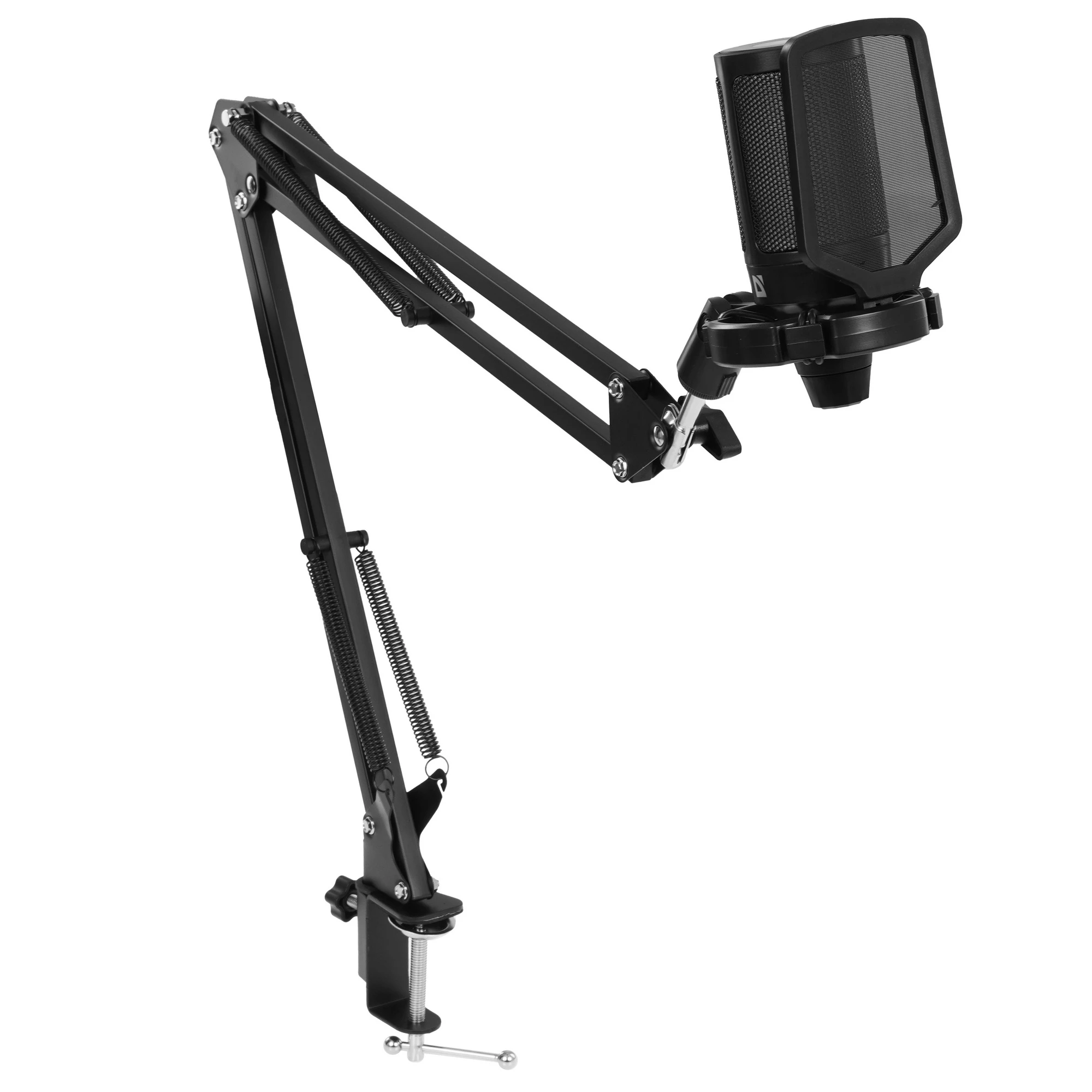 Микрофон Defender Impulse GMC 650 Black (64665); конденсаторный; кардиоидный; 60 - 18 000 Гц; стойка-пантограф со струбциной; 1,7 м; USB; чёрный