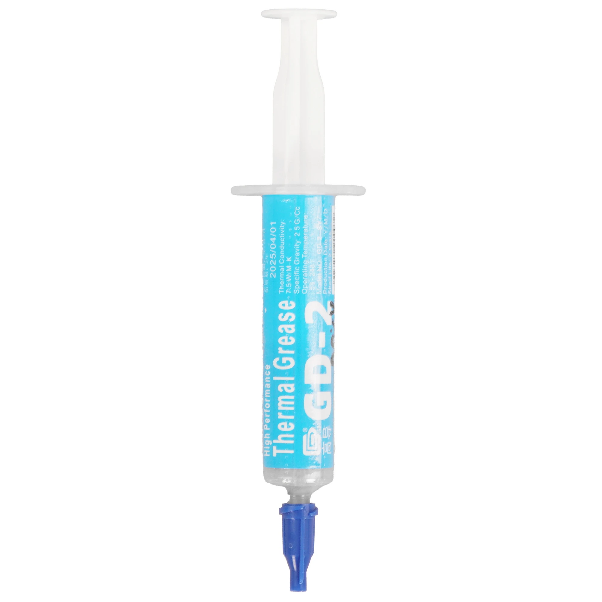 Термопаста GD Brand Thermal Grease (GD-2); 7,5 wm/k; шприц; серая; 7 г