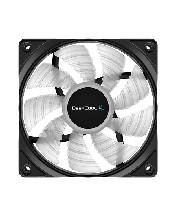 Вентилятор 120 мм Deepcool RF120B (DP-FLED-RF120-BL***); 3-pin + 4-pin; 1300 об/мин; 21,9 дБ; пластик; синяя подсв.; 150 г