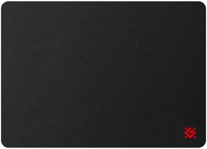 Коврик для мыши Defender BLACK S (50017***); ткань + резиновая основа; 350 x 250 х 3 мм; чёрный