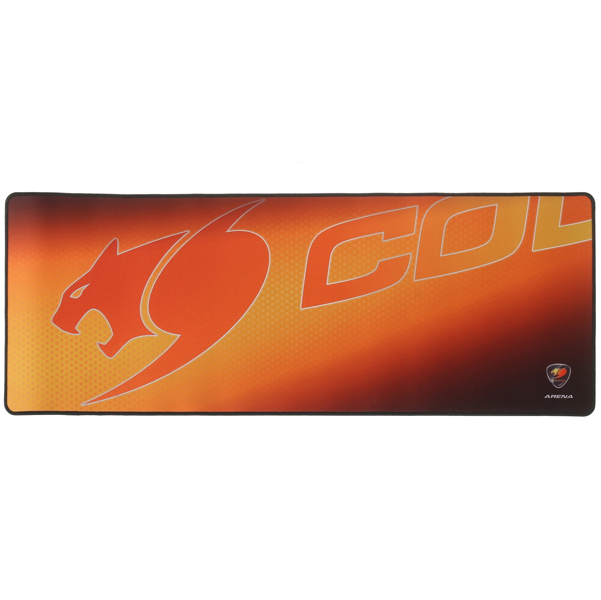 Коврик для мыши Cougar Arena Orange; ткань + резиновая основа; 800 х 300 х 5 мм; игровая поверхность; рисунок