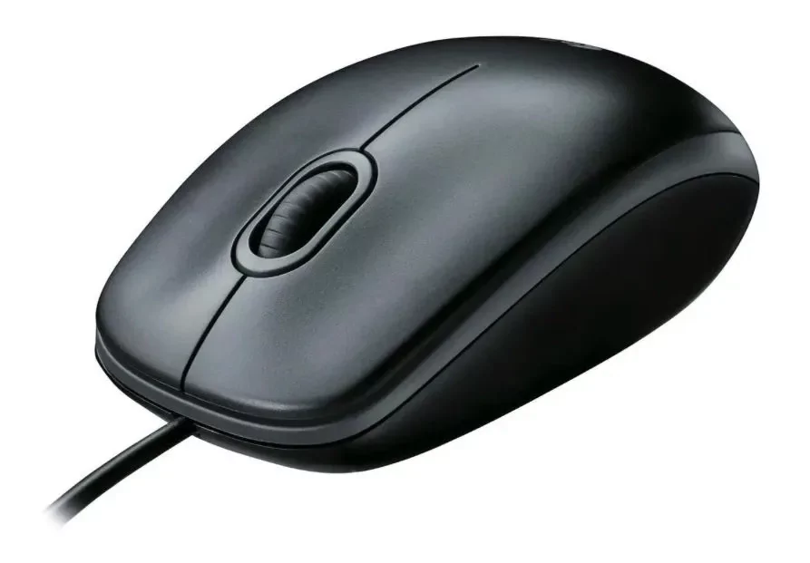 Мышь проводная Logitech M100 (910-006652***); USB; оптический; 1000 dpi; 3 кнопки; колесо-кнопка; чё