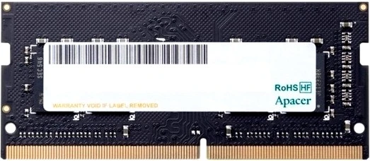 Модуль памяти SODIMM DDR4 16 ГБ Apacer AS16GGB32CSYBGH (ES.16G21.GSH); 25600 MБ/с; 3200 МГц; RET