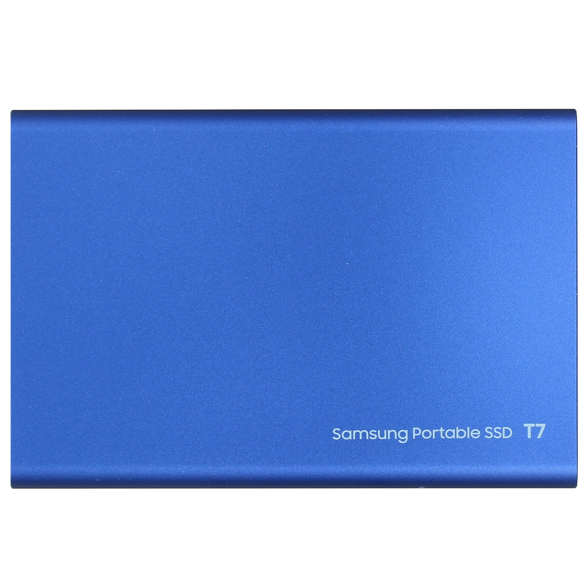 Внешний SSD 2 ТБ Samsung T7 Blue (MU-PC2T0H/WW); USB 3.2 Gen 2 Type-C; синий