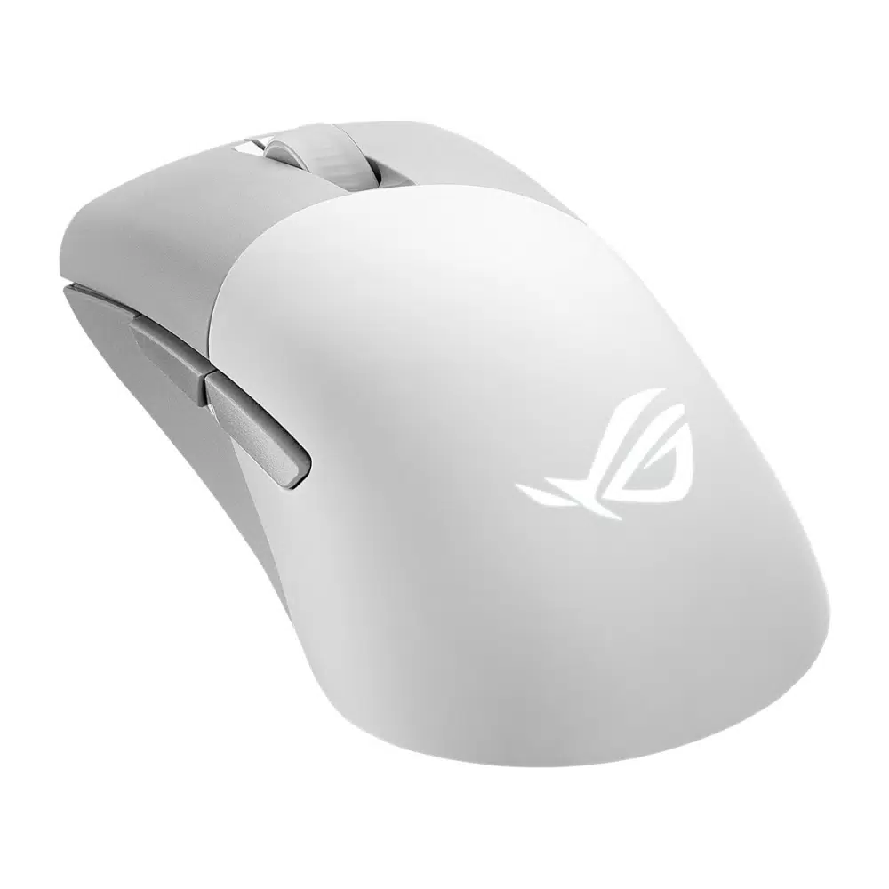 Мышь игровая Asus P709 ROG Keris Aimpoint White (90MP02V0-BMUA10); Bluetooth/2.4 Ггц; USB; оптический; 36 000 dpi; 5 кнопок; колесо-кнопка; аккумулято