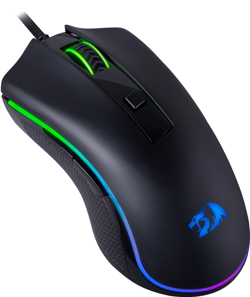 Мышь игровая Redragon CYPHER (72075***); USB; оптический; 200 - 12400 dpi; 6 кнопок; колесо-кнопка; 