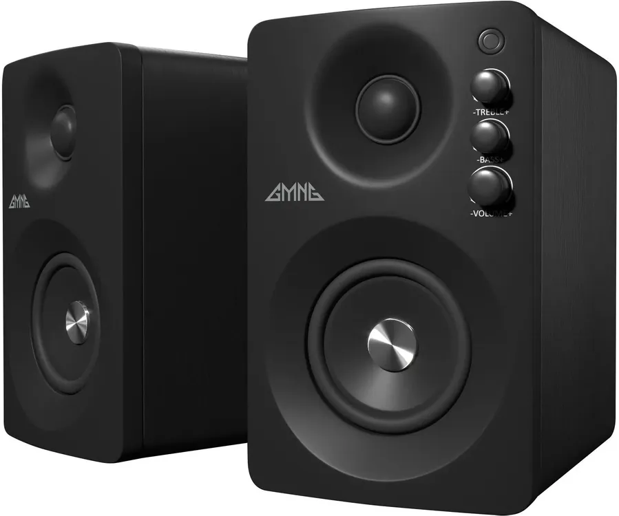 Акустическая система 2.0 Oklick GMNG GG-SP610ACW (1913136); 60 Вт; 40 Гц - 20 кГц; дерево; BT; беспроводной пульт ДУ; регулятор на боковой панели; чер