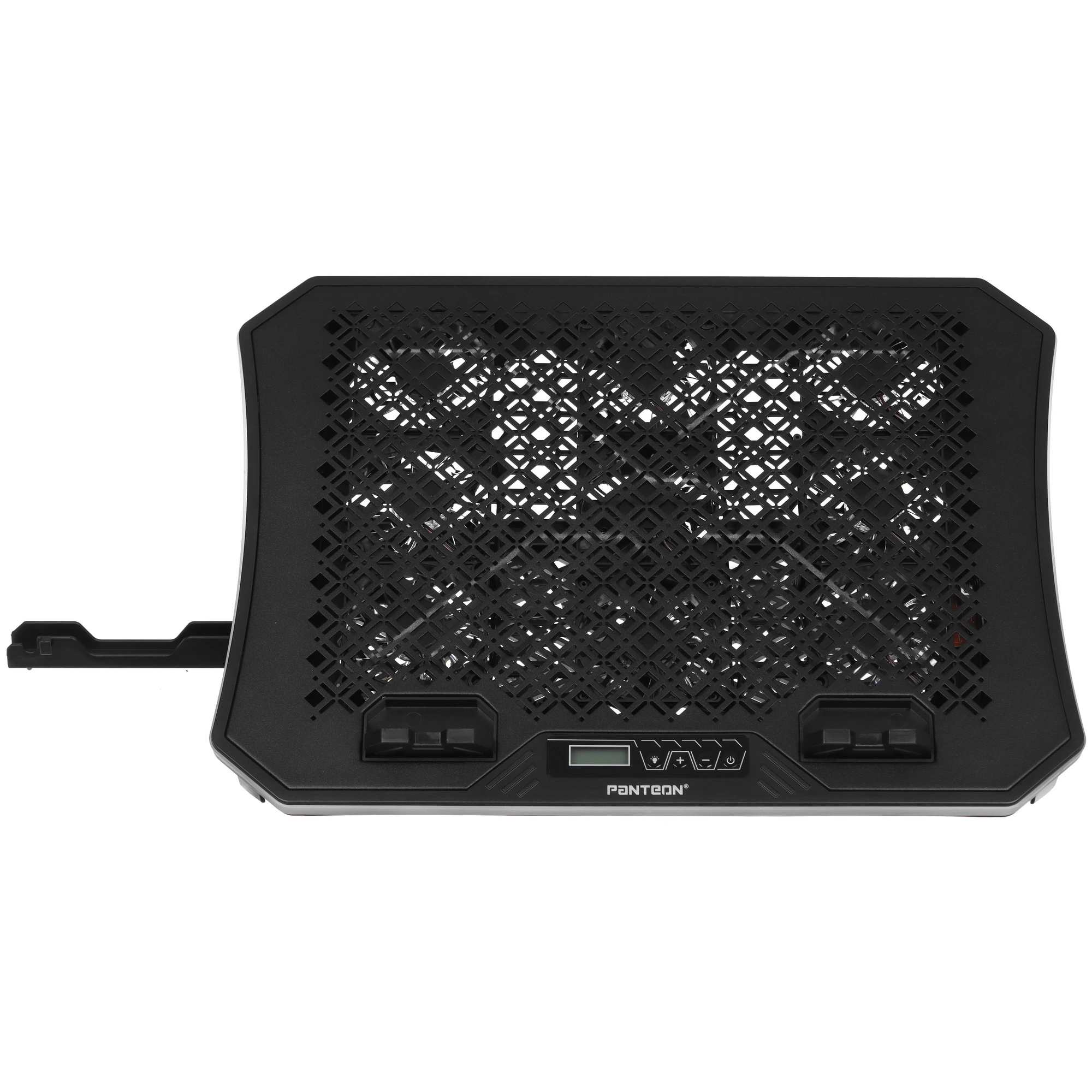 Система охлаждения для ноутбука 18" Jet.A PANTEON CP-199L RGB Black; пластик + металл; 9x70 мм; USB; чёрный
