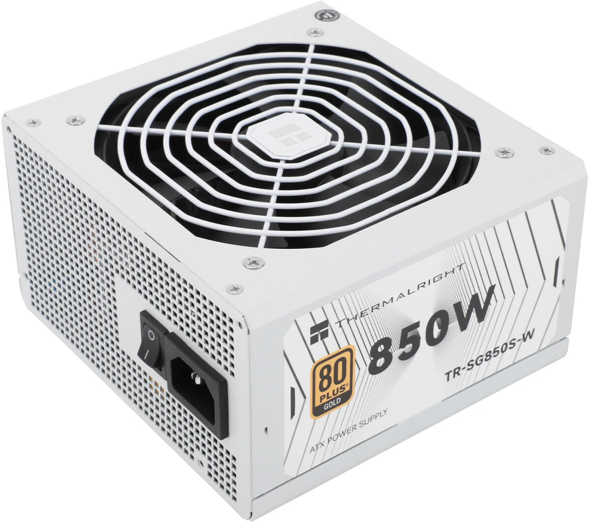Блок питания 850 Вт Thermalright 12VHPWR White (TR-SG850S-W); 1x24 pin; 2x8(4+4) pin; 5xSata; 3xMolex; 4x6+2-pin PCI-E; 80+ Gold; APFC; отстегивающие