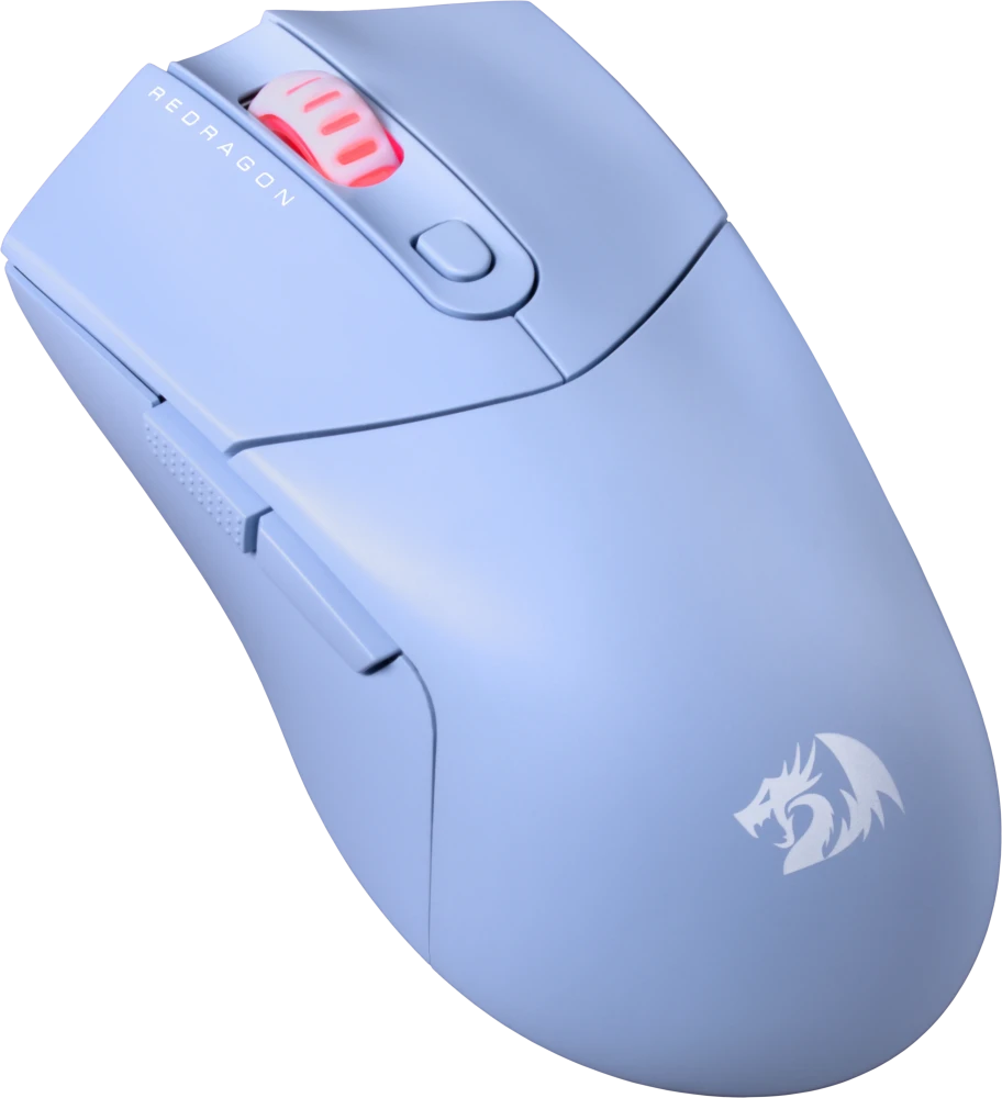 Мышь беспроводная Redragon ST4R PRO Blue (72267***); Bluetooth/2.4 Ггц; USB; оптический; 100 - 26000 dpi; 6 кнопок; колесо прокрутки с подсветкой; соб