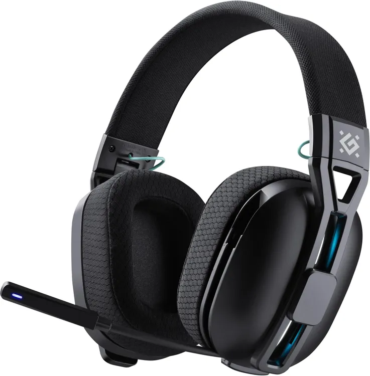 Гарнитура беспроводная Defender Horror PRO Black (62650); игровая; BT/2.4 Ггц; оголовье; 20 - 20 000 Гц; 32 Ом; встроенный микрофон; регулятор громкос