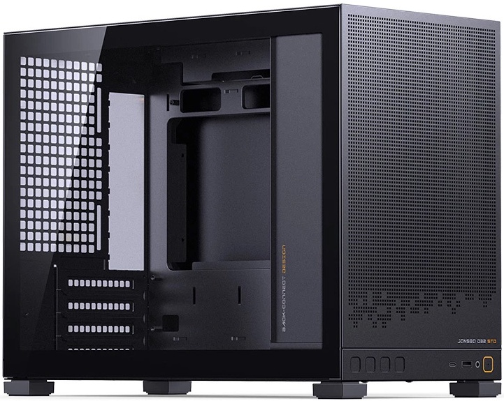 Корпус JONSBO D32 STD Black; mATX; Mini-Tower; 1xUSB 3.X/1xUSB Type-C; Mic/Aud; чёрный
