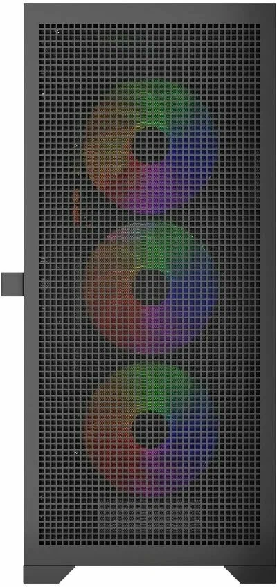 Корпус Powercase Mistral B415 ARGB Black (CMAB415-A4); ATX; Midi-Tower; без БП; сталь; 2x3.5" int.; 4 x 120 мм; 1xUSB 2.0/1xUSB 3.0/Mic/Aud; чёрный