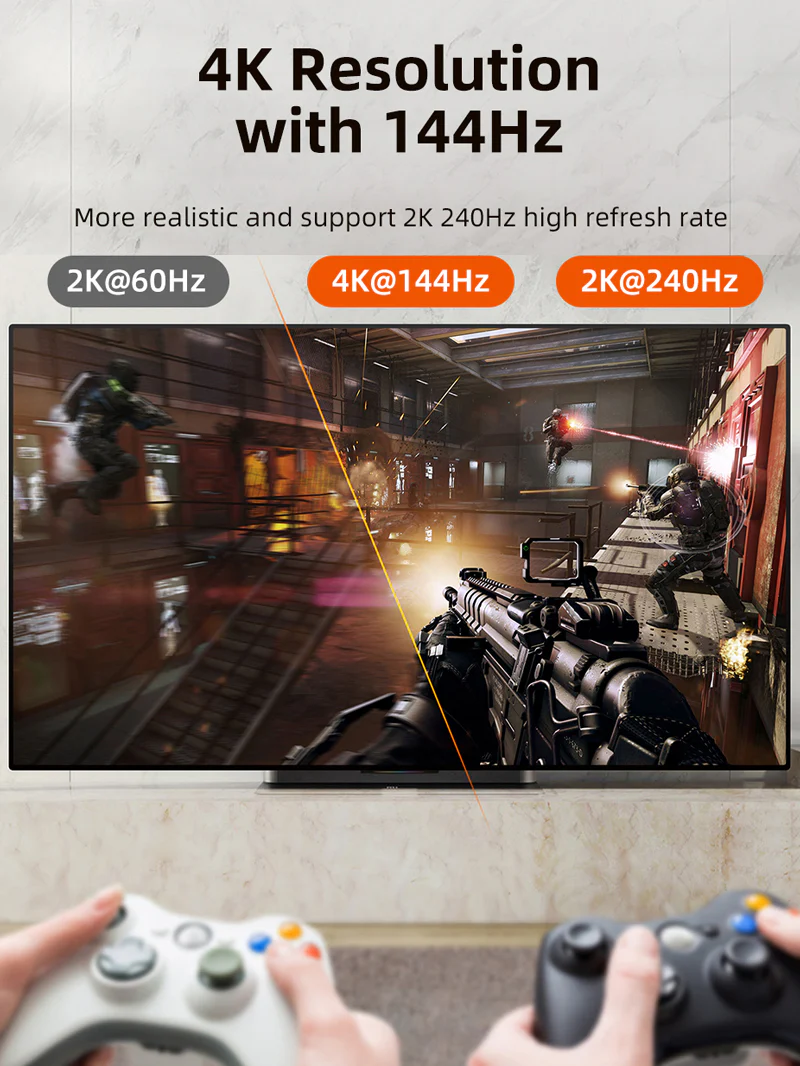 Кабель Type-C/DP CABLETIME CC23N (CT-CBD8K-ZG3) 8K60Hz; 4K144Hz; 2K240Hz, EJ899T чип; двунаправленный, 3 м, чёрный