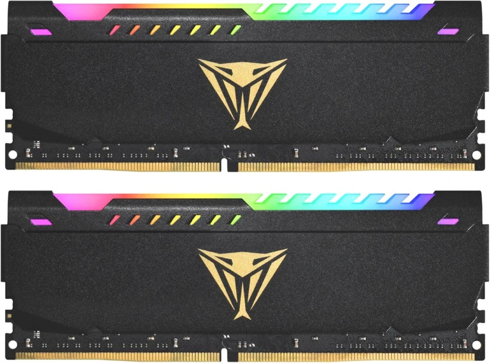 Модуль памяти DDR4 16 Гб (2x8 ГБ) Patriot Viper Steel RGB (PVSR416G360C0K***); 28800 MБ/с; 3600 МГц;